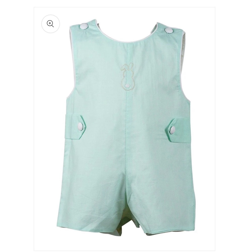 The Proper Peony Baby/Toddler Boys Mint Green Thumper Easter Bunny Jon Jon